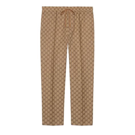 Gucci GG Print Drawstring Trousers for Men 